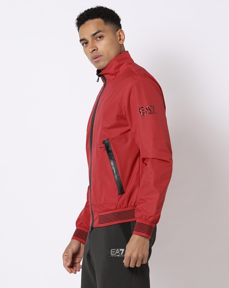 Armani red clearance jacket