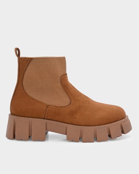 Buy Tan Boots for Women by ADORLY Online