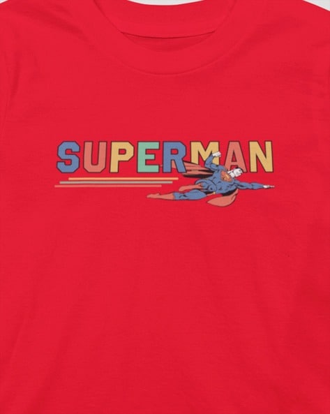 Buy Superman Classic Logo T-Shirt Online India | Ubuy