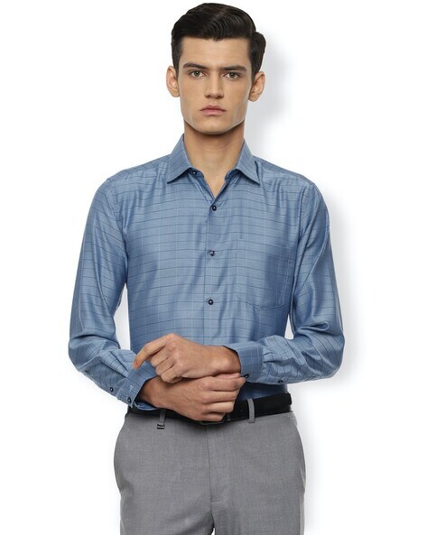 Buy Blue Shirts for Men by VAN HEUSEN Online