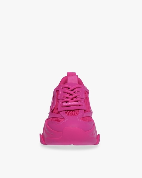 Steve Madden Pink Possession Sneakers With Shoe Depop, 52% OFF