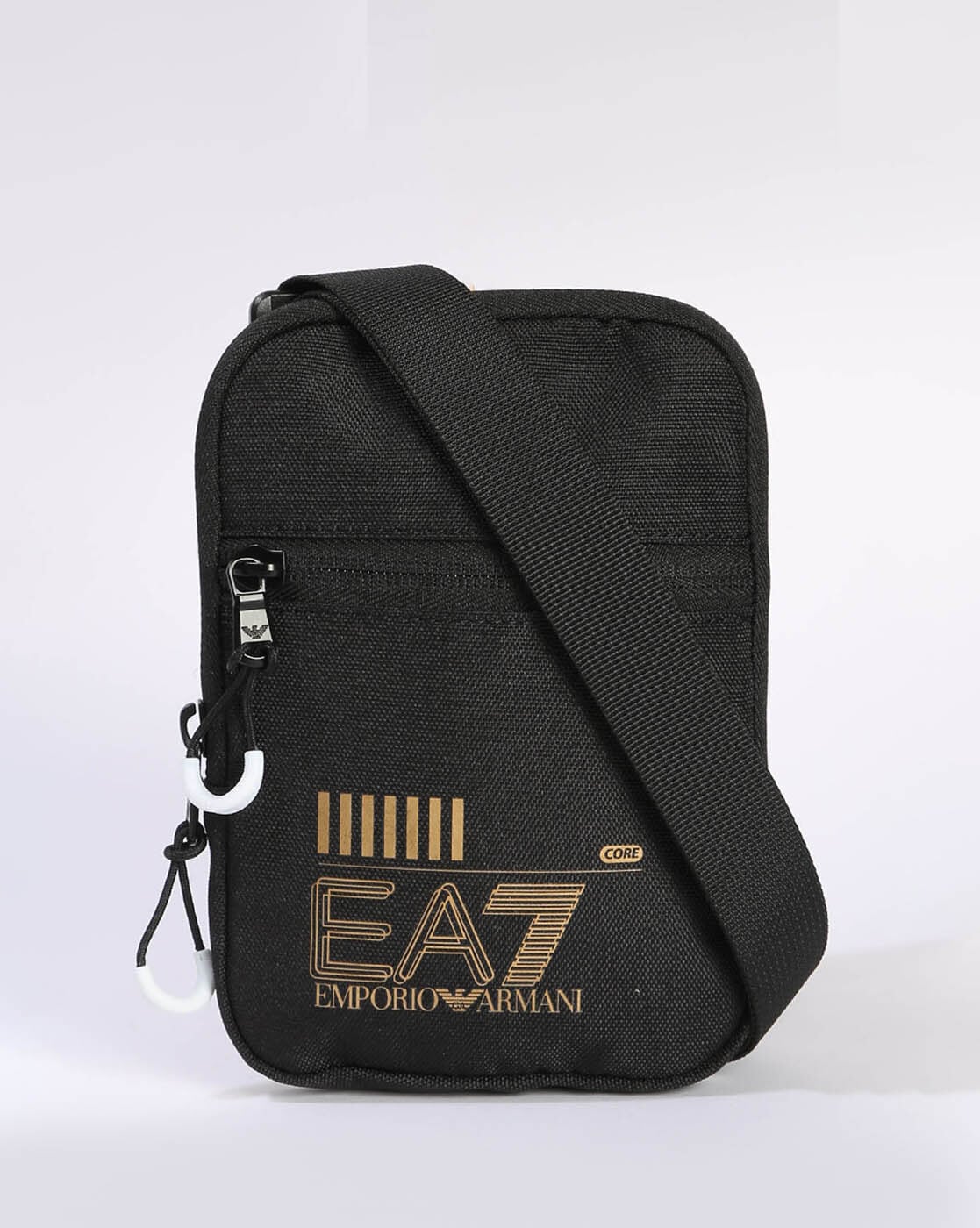 EA7 Emporio Armani TRAIN CORE POUCH BAG SMALL UNISEX - Across body bag -  black - Zalando.co.uk