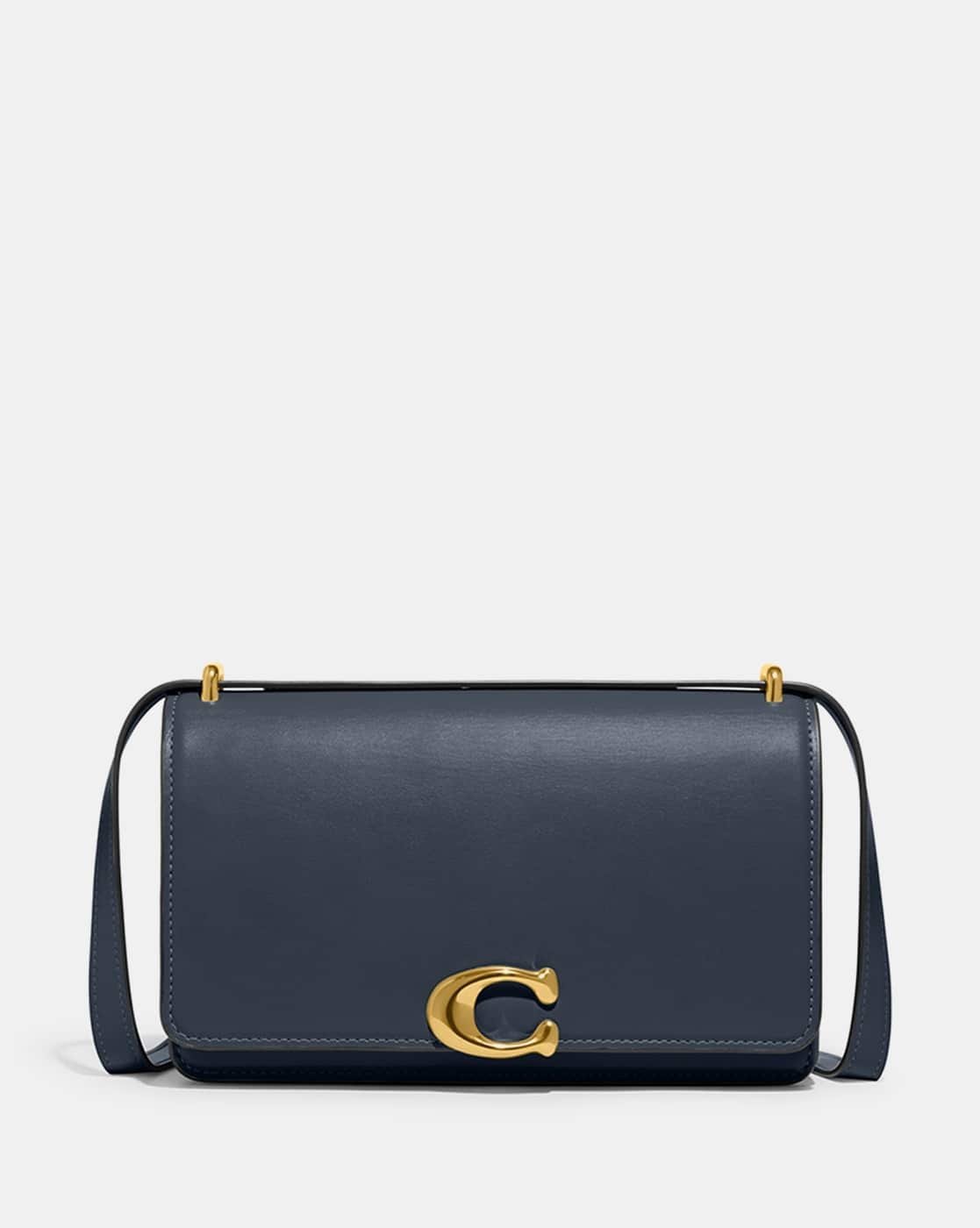 Buy Coach Bandit Medium Shoulder Bag | Blue Color Women | AJIO LUXE