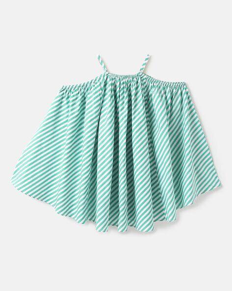 UNITED COLORS OF BENETTON Striped Strappy A-Line Dress