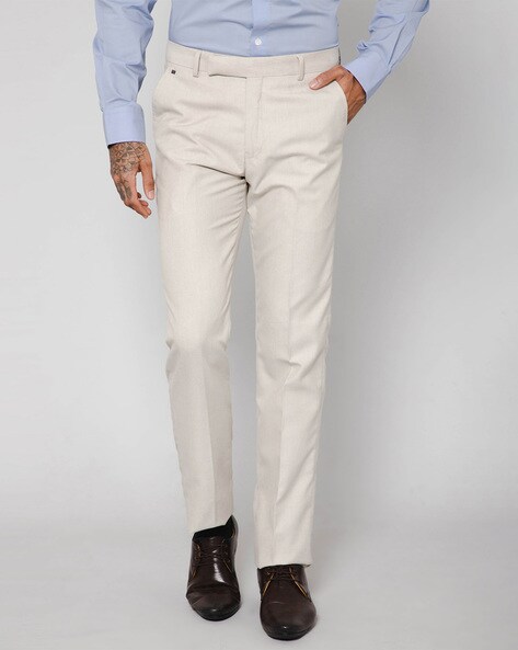 J. HAMPSTEAD Slim Fit Men Beige Trousers - Buy J. HAMPSTEAD Slim Fit Men Beige  Trousers Online at Best Prices in India | Flipkart.com