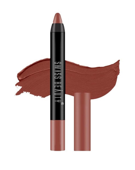 Swiss Beauty Non Transfer Matte Crayon Lipstick - Artist Nude