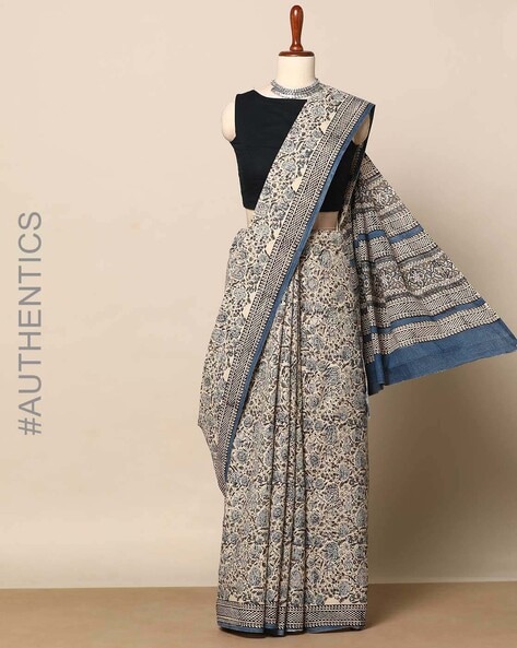 Buy Blue Sarees for Women by Nitaara Online | Ajio.com