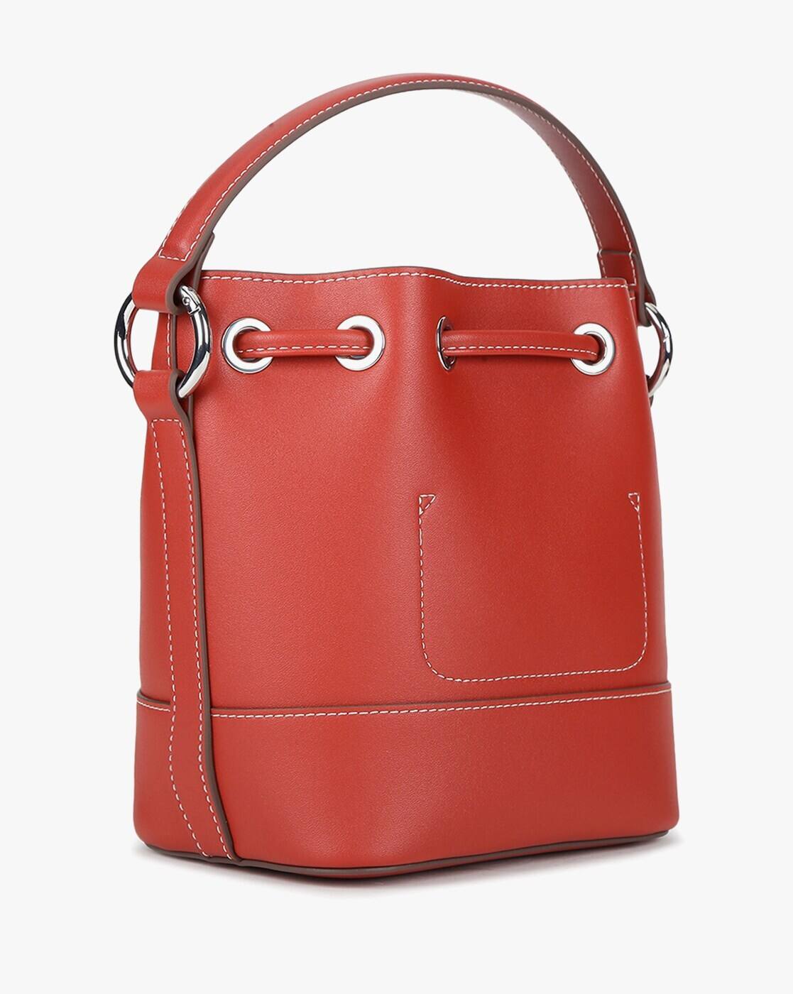 armani chain detail mini bucket backpack Exchange Women's Small Bag, Passion, One Size : Clothing, Shoes & Jewelry The polished chain Armani Exchange Mini Bag In
