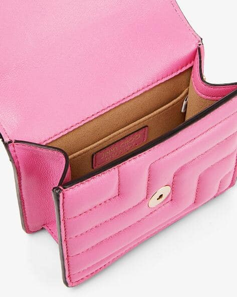 Buy Jimmy Choo Micro Varenne Shoulder bag | Pink Color Women