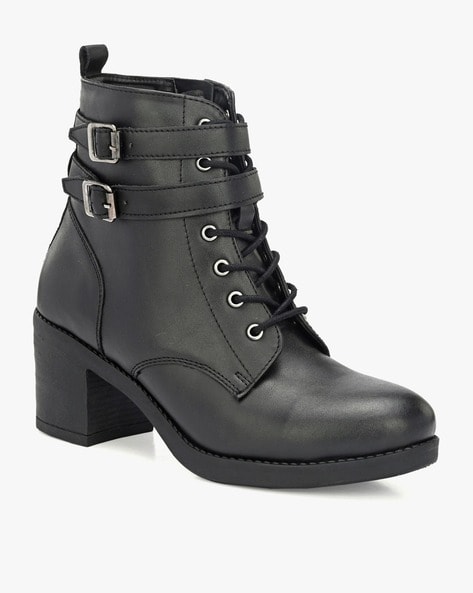 Pull up ankle outlet boots