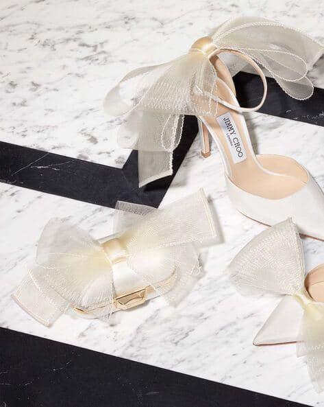 Jimmy Choo Cloud Jimmy Choo Cloud Pearl-embellished Satin