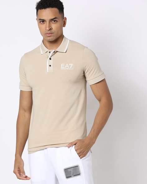 Buy Beige Tshirts for Men by EA7 Emporio Armani Online Ajio