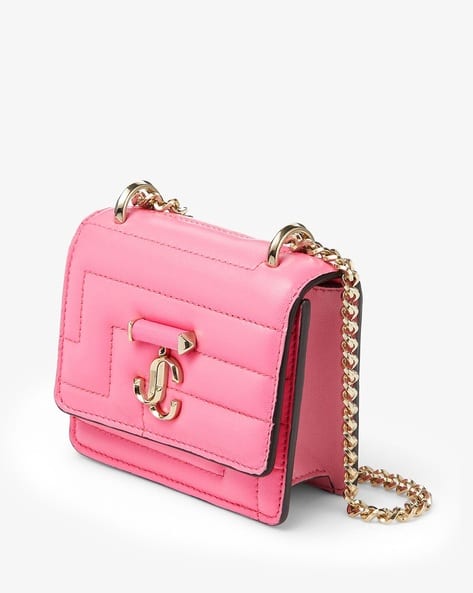 Buy Jimmy Choo Micro Varenne Shoulder bag | Pink Color Women