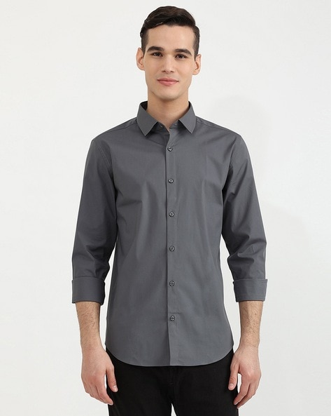 Buy Grey Shirts for Men by UNITED COLORS OF BENETTON Online