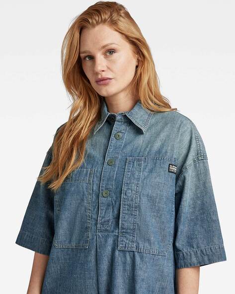 Kenzo Denim & Jeans Shirts for Women sale - discounted price | FASHIOLA  INDIA