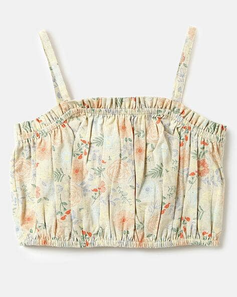 UNITED COLORS OF BENETTON Floral Print Strappy Top