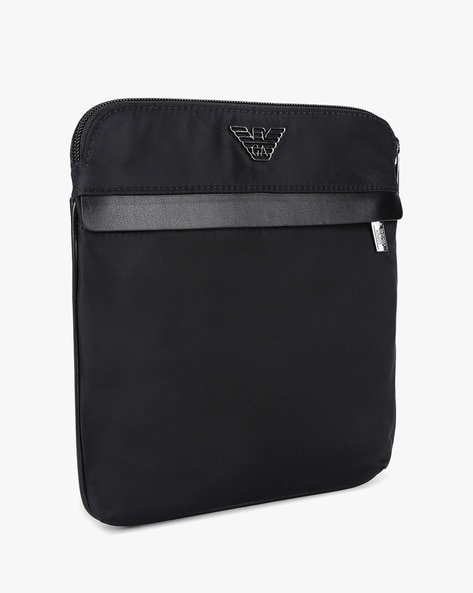 Emporio Armani Shoulder Bag in Black for Men | Lyst
