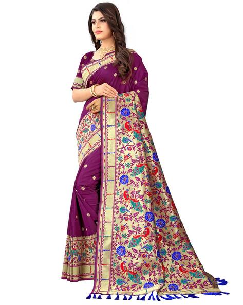 Buy Multicolour Sarees for Women by Saadhvi Online | Ajio.com