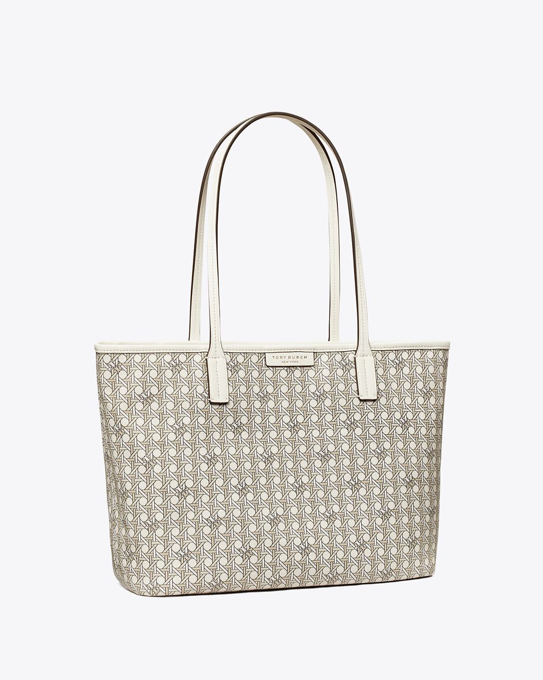 Buy Tory Burch Small Ever-Ready Zip Tote Bag | White Color Women | AJIO LUXE