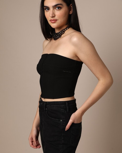 Buy Black Tops for Women by Calvin Klein Jeans Online