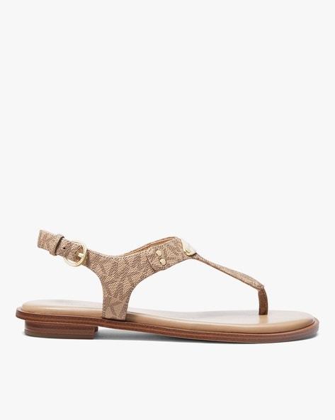 Buy Beige Flat Sandals for Women by Michael Kors Online 