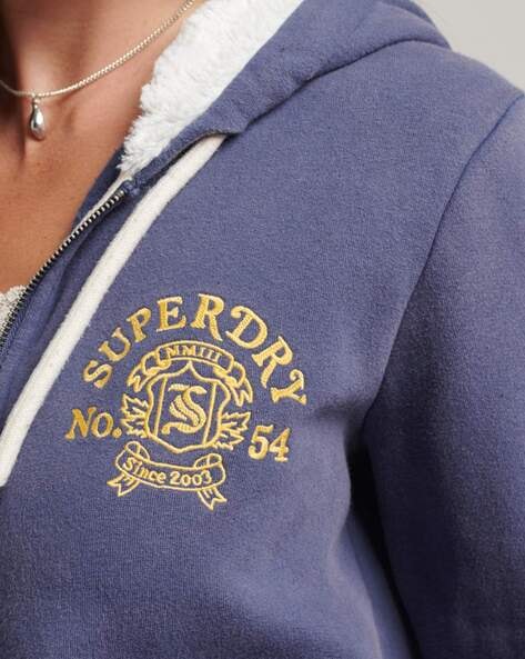 Buy Blue Sweatshirt Hoodies for Women by SUPERDRY Online Ajio