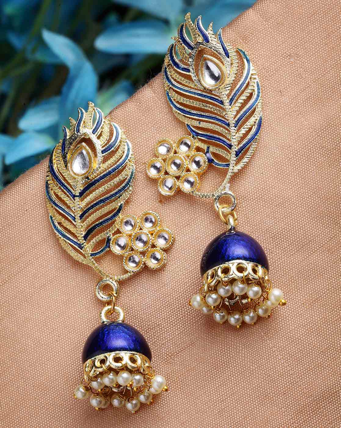 Peacock Paradise Earrings - Olivia Welles