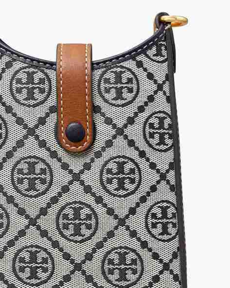 T Monogram Denim Phone Crossbody: Women's Handbags
