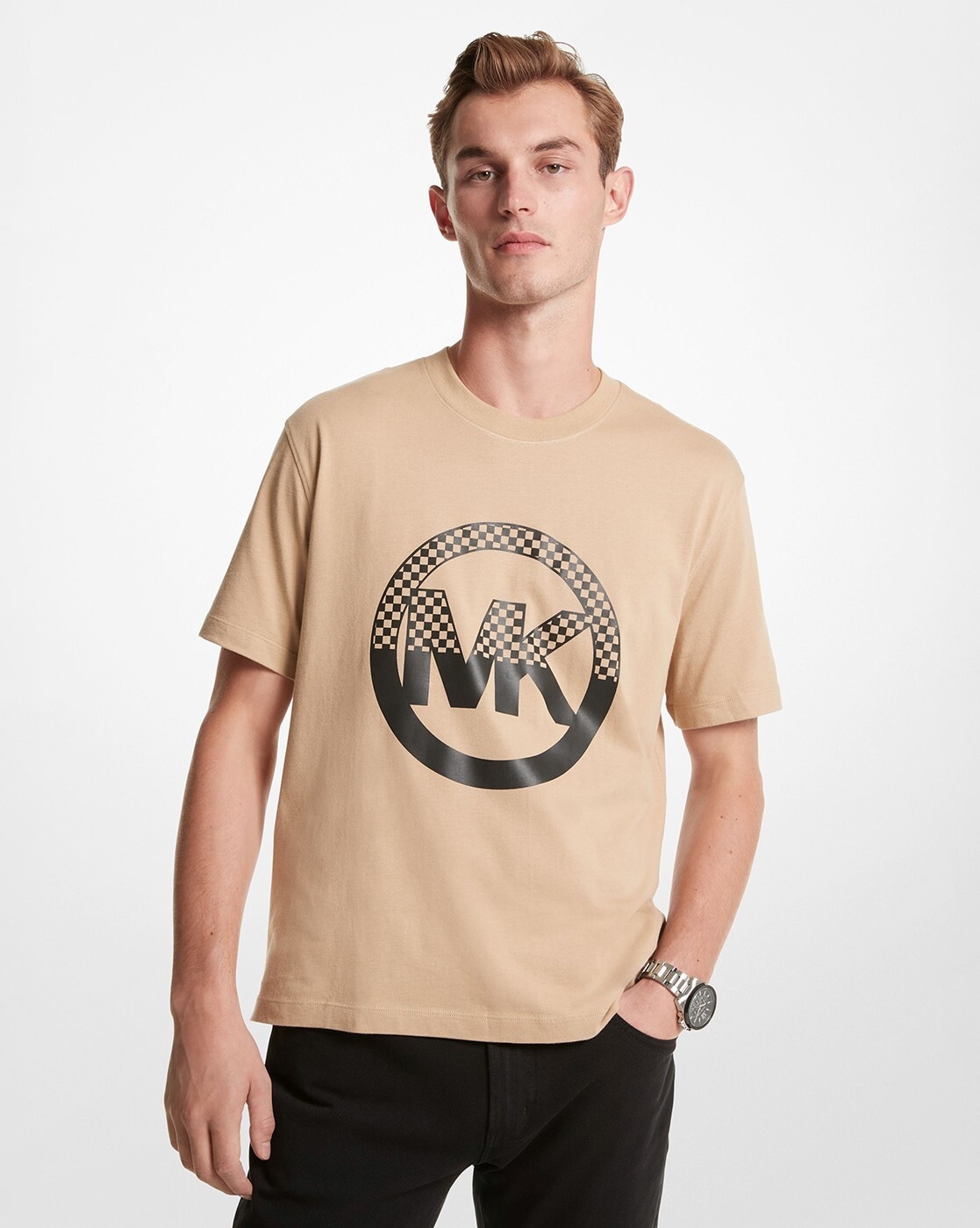 michael kors logo tee shirts