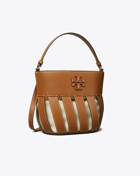 53% Off TORY BURCH Mini T Monogram Puffy Patent Bucket Bag