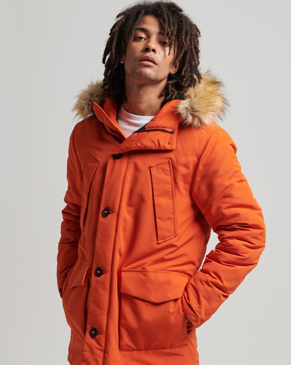 Club Room Men's Parka with a Faux Fur-Hood Jacket, Created for Macy's -  Macy's