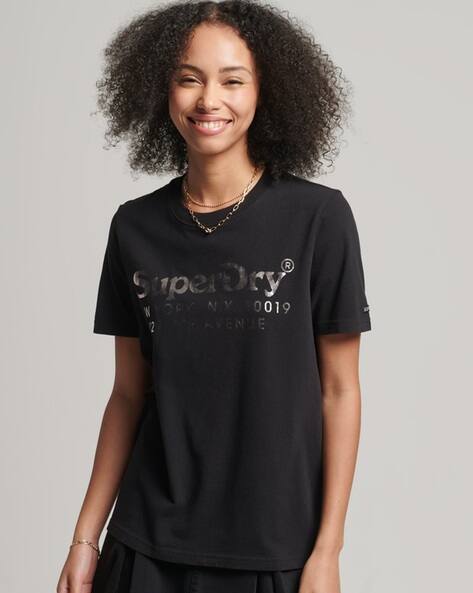 SUPERDRY Vintage Venue Interest Printed Crew-Neck T-Shirt