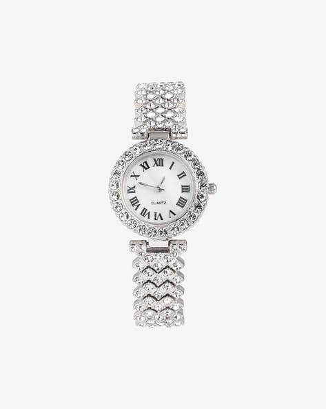 Haute Sauce HSWC1096 Stone-Studded Analogue Watch