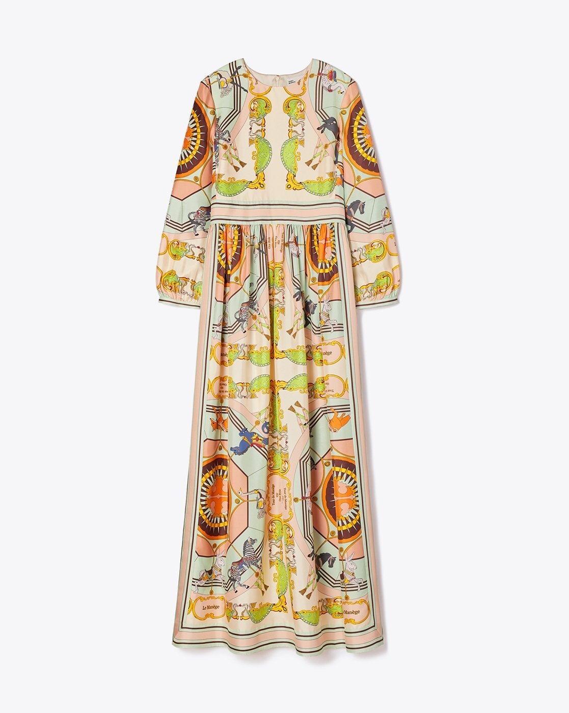 Buy Tory Burch Printed Silk Dress | Off White Color Women | AJIO LUXE