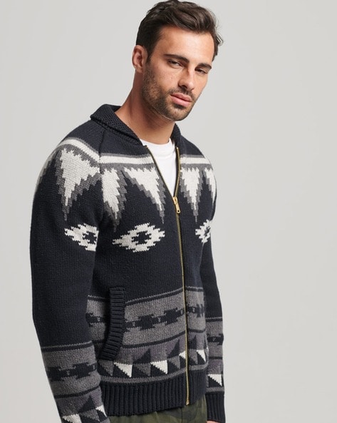 Superdry on sale black cardigan