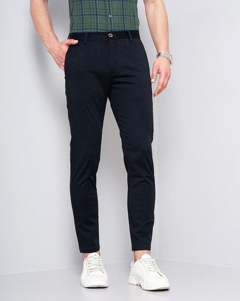 Fashion World Best Polyester Blend Formal Trousers For Men  flybuyin