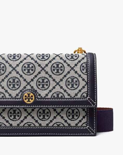 Tory Burch, Bags, Tory Burch T Monogram Jacquard Camera Bag Goldfinch