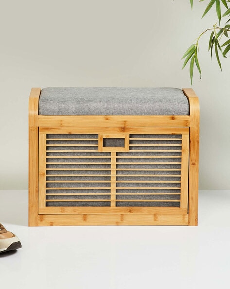 Lotus Bamboo Storage Bench