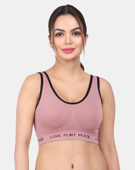 Buy Baby Pink Bras for Women by Inner Sense Online