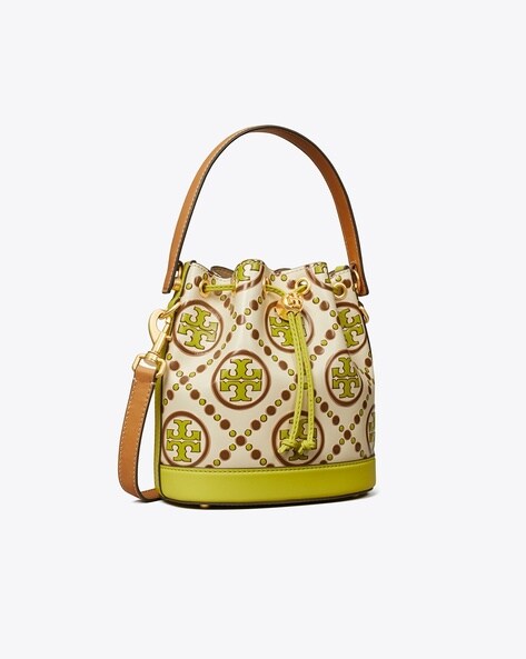 Tory Burch T Monogram Embossed Bucket Bag