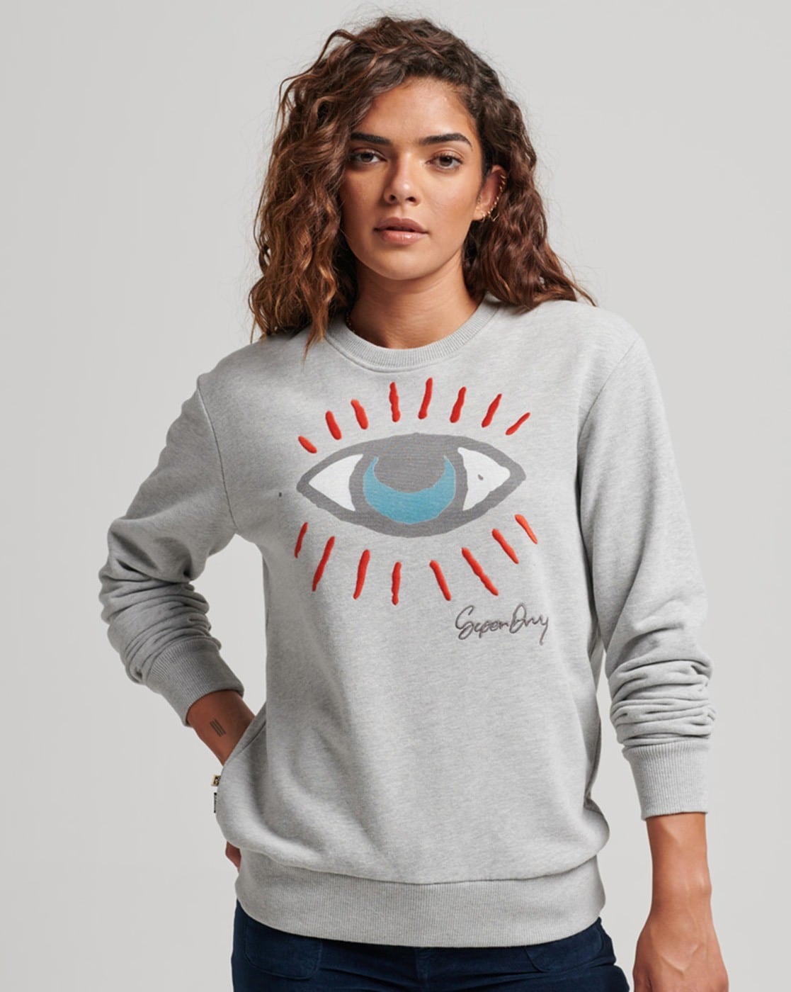 Buy Grey Sweatshirt & Hoodies for Women by SUPERDRY Online