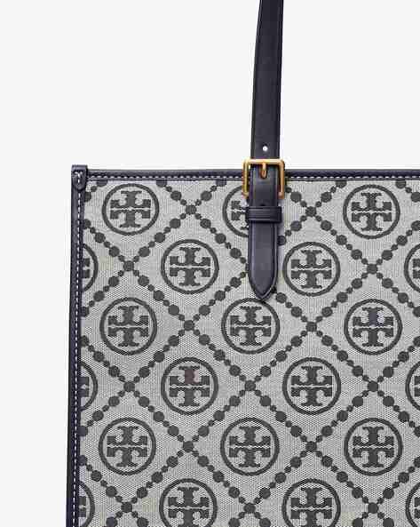 Tory Burch Bag Unboxing  T- Monogram Coated Canvas Tote Bag