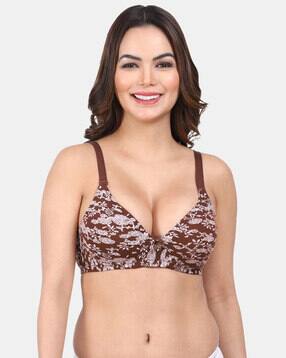 amour secret Floral Print Non-Wired T-Shirt Bra-picture-27