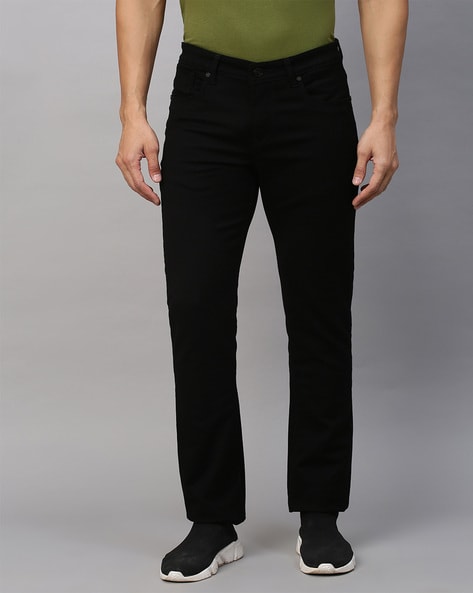 sunnex black slim mid rise slim fit jeans