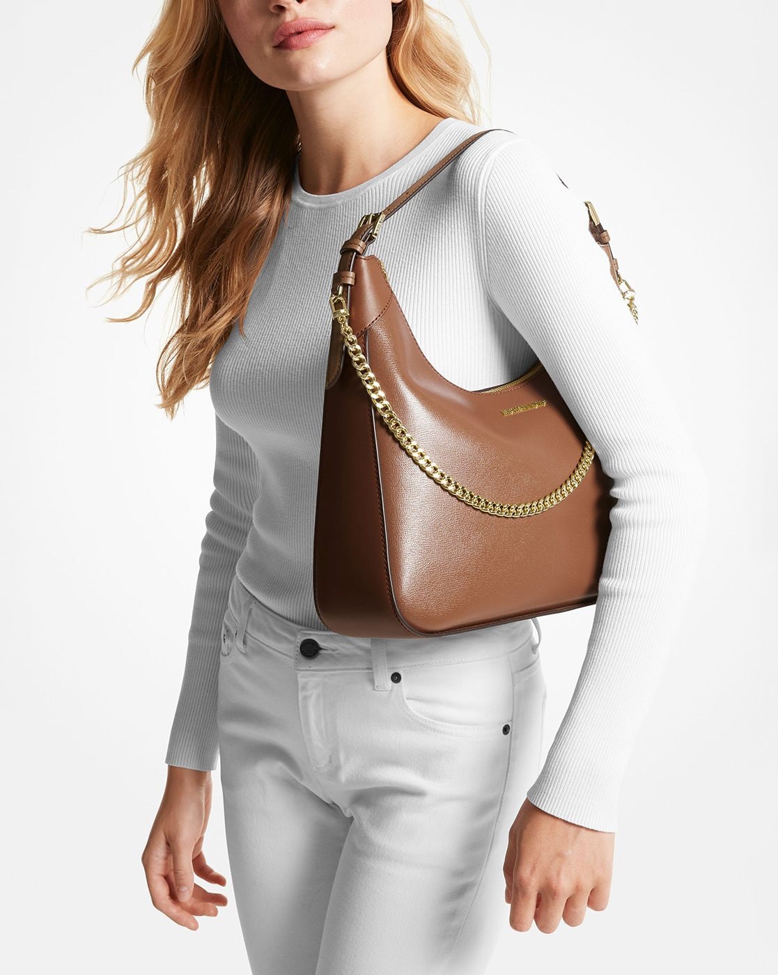 Michael Kors Outlet: Michael Wilma bag in micro grain leather