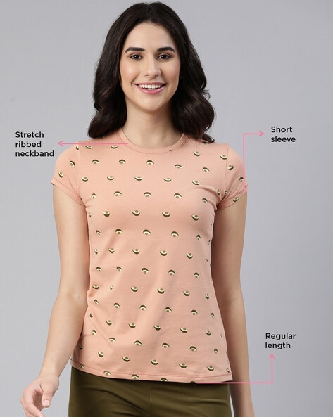 Buy Orange Tops & Tshirts for Women by ENAMOR Online