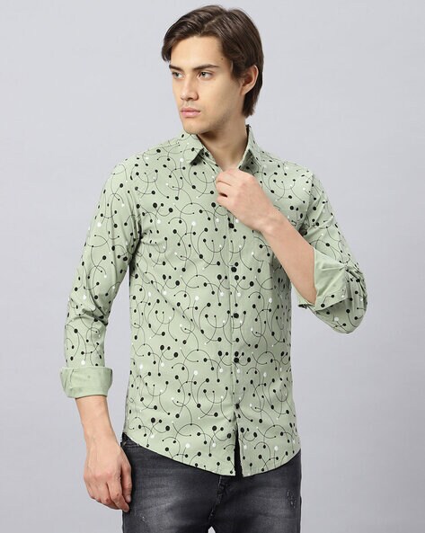 Buy Stylish Multicoloured Denim Printed Shirt For Boys Online In India At  Discounted Prices