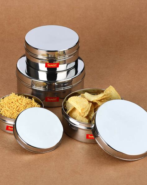 Stainless Steel Containers With Lids