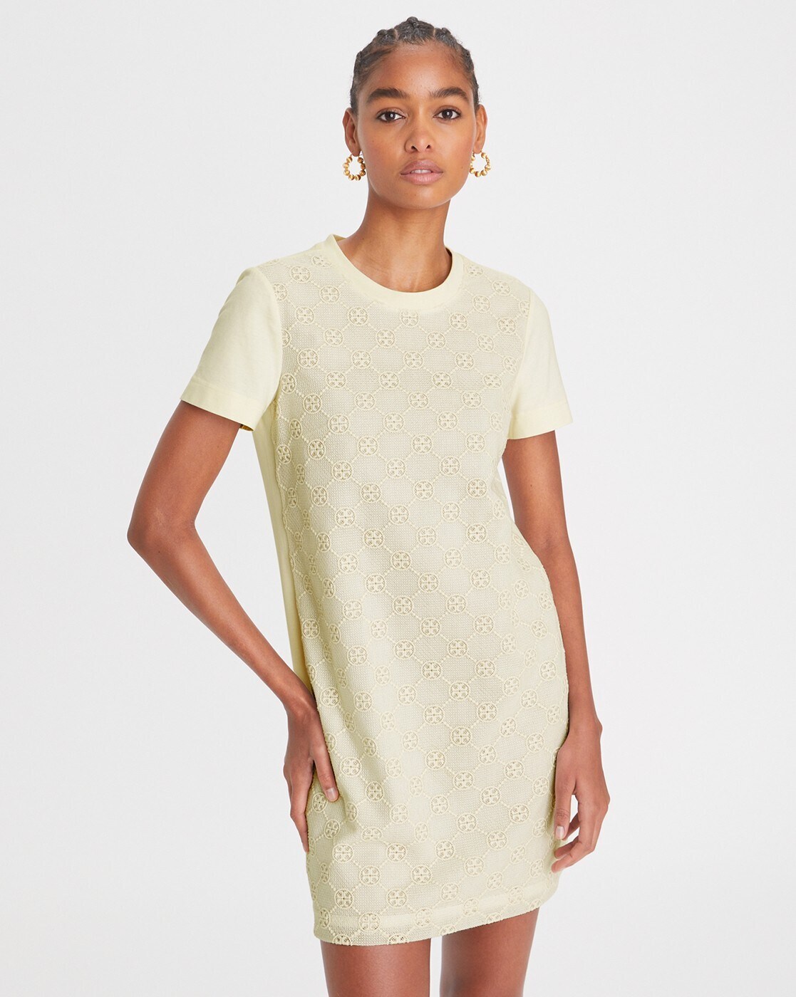 Sale Tory Burch Ivory and White Lace Dress