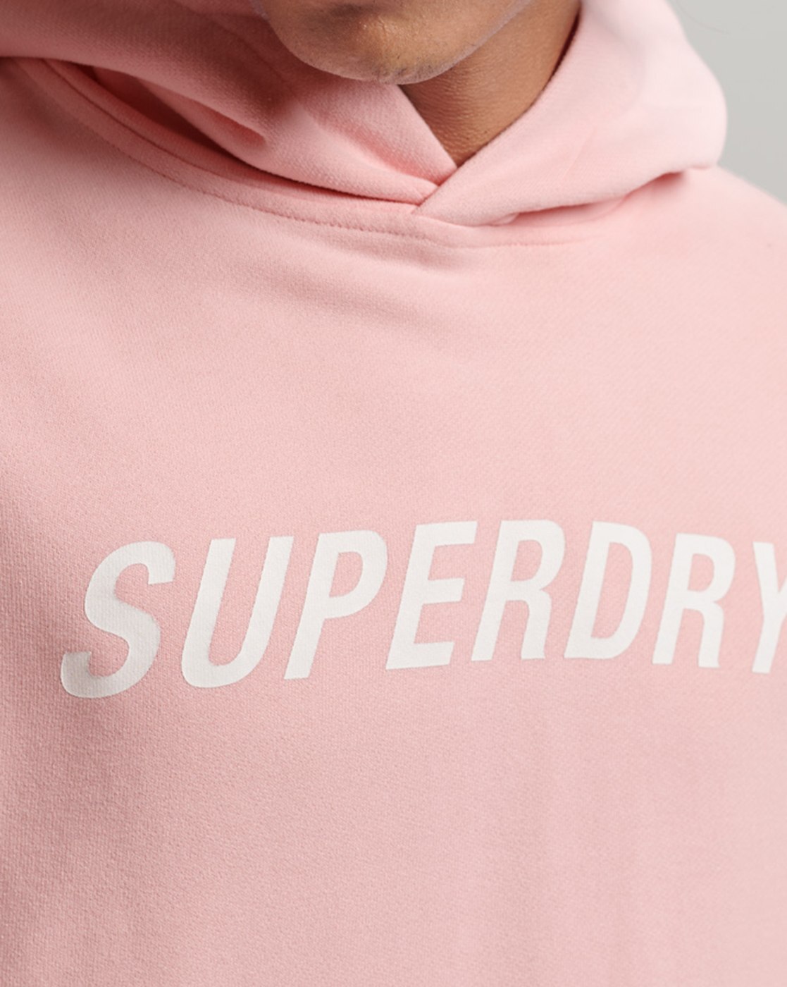 Mens pink superdry clearance hoodie